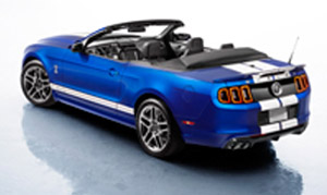 blue 2013 shelby convertible