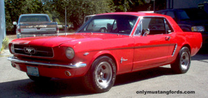 1965 mustang paint codes