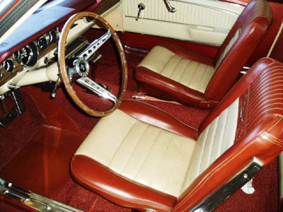 1965 Ford Mustang Convertible Pony interior