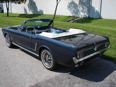 66 mustang convertible pic