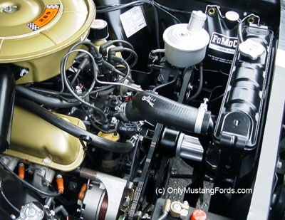 1966 Mustang V8 Engine No Shroud