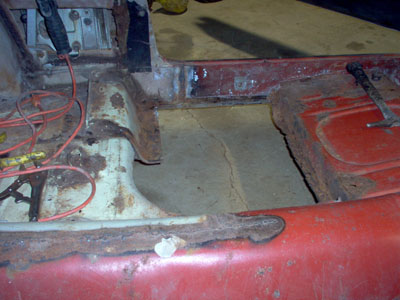 1966 Mustang Floor Panel Line