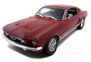 1968 mustang gta model car