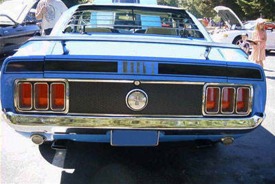 1970 mustang mach 1 rear