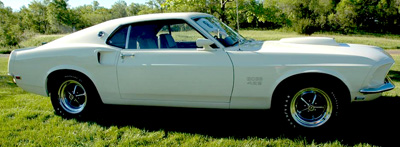 white boss 429 mustang