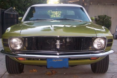 1970 ford mustang grille