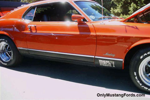 1970 mach one rocker trim