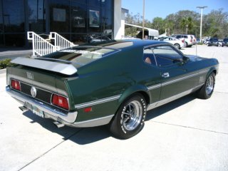 71 mach l mustang rear