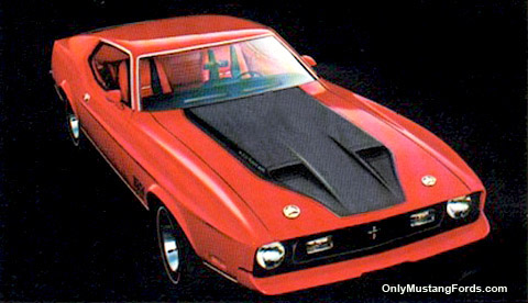 1971 mustang mach 1 ram air induction