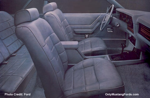 1983 mustang glx leather interior