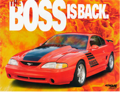 1995 boss mustang ad