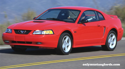 red 2000 mustang gt 