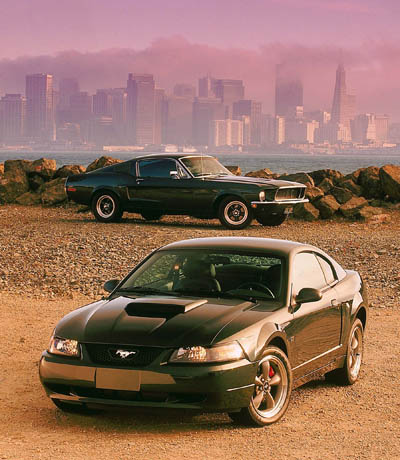 1968 and 2001 mustang bullitt