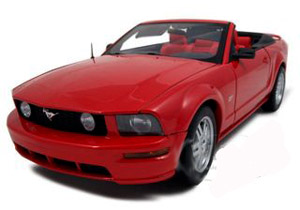 red mustang diecast convertible 2006