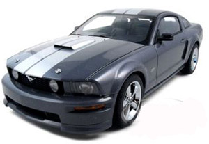 2007 Ford Mustang diecast in grey