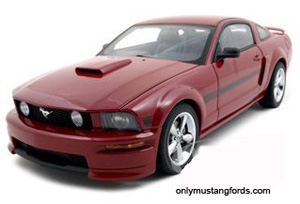2007 ford mustang california special red model