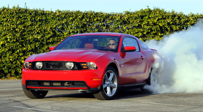 2010 mustang gt burnout