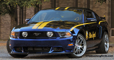 2012 Mustang blue angels front splitter