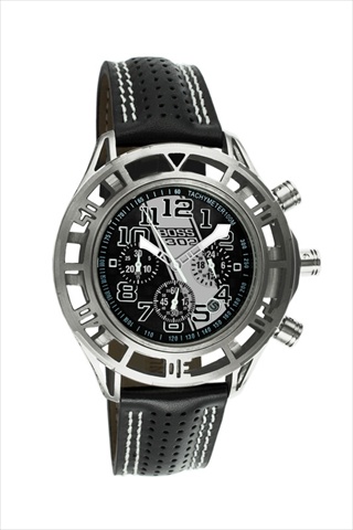 mens watch mustang logo