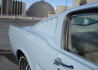 1966 mustang fastback louvers