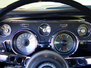 67 mustang instrument cluster