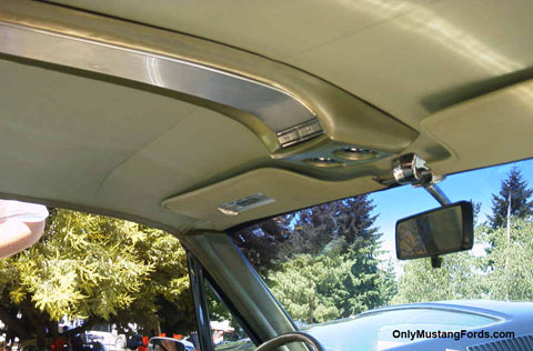 1967 ford mustang overhead console