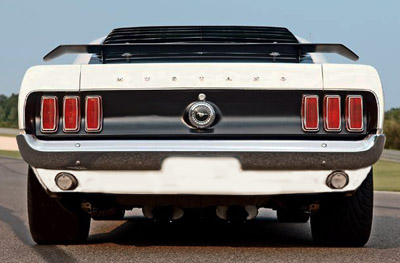 69 boss 302 tail light panel