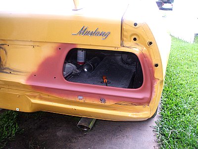1972 ford Mustang tail light restoration