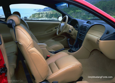 1998 ford mustang cobra tan inrterior leather