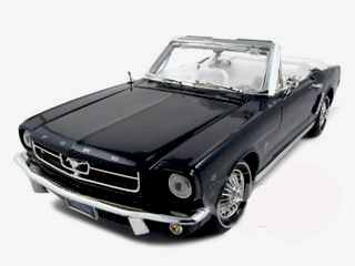 1964 1/2 mustang convertible black