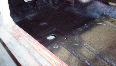 sealed floor pan replacement