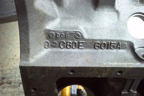 1968 ford 302 block casting number
