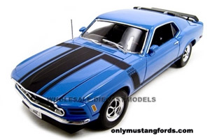 Grabber blue diecast 70 boss mustang