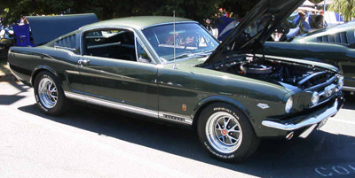 1966 ford mustang fastback ivy green