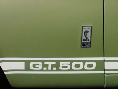 1967 shelby lime gold