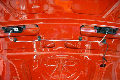 1967 to 1968 Mustang hood turn signal sockets