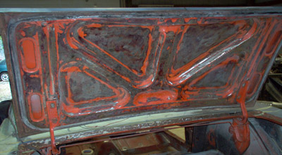 1965 Mustang trunk lid