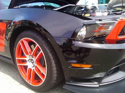 2012 laguna seca boss 302 front spoiler