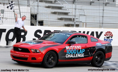 mustang 1000 lap challenge fuel economy