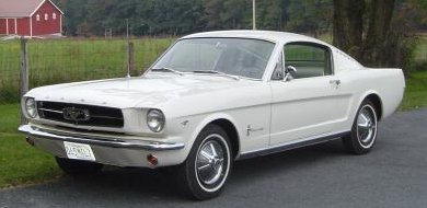 old Ford Mustang styling