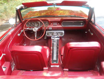 1966 mustang convertible interior