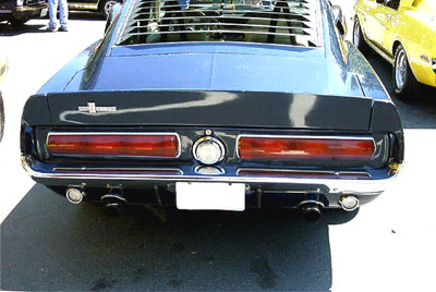 67 shelby mustang gt 500 rear bumper