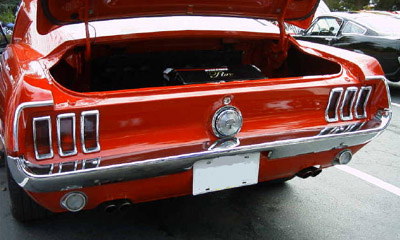 67 fastback mustang tail lights