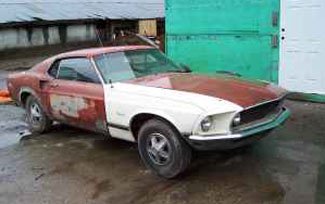 1969 Ford Mustang restoration project car