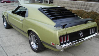 1970 boss 302 lime green