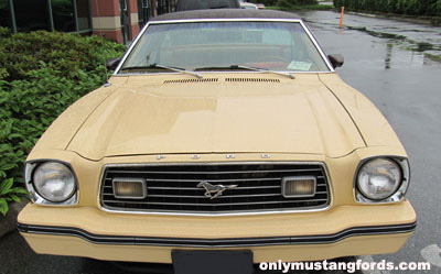 1976 Ford Mustang notchback coupe