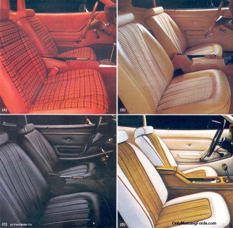 1978 ford mustang interior choices