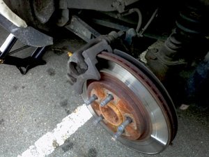 2005 Mustang rear brake replacement