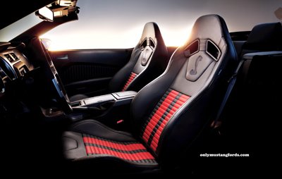 2012 shelby gt500 performance package interior