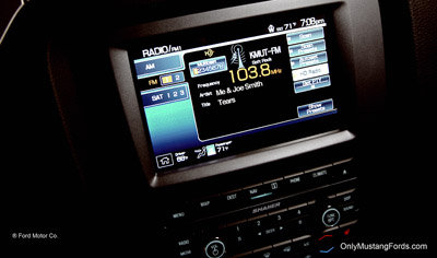 ford sync display